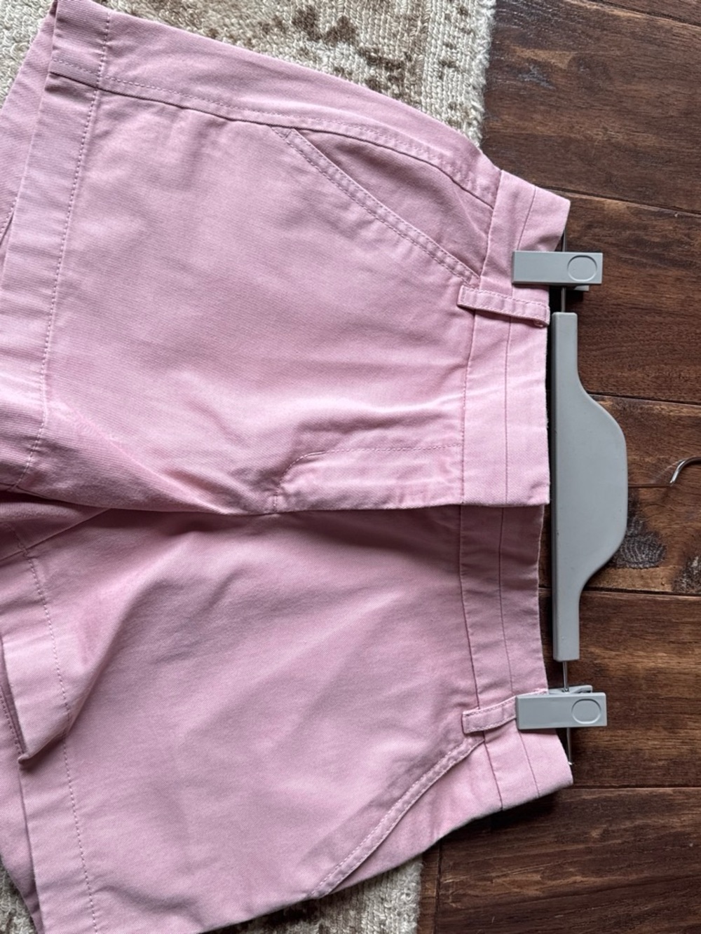 J. Crew Light Pink High-Waist Cotton Shorts